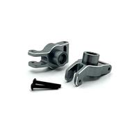 Juguetes Accesorios Para MJX 10208 V1 1/10 Delantero Trasero Brazo Oscilante Copa Dirección Buje Portador Barra Enlace Torre Amortiguador Conjunto Piezas Actualización Coche RC(Gray,Rear Hub)