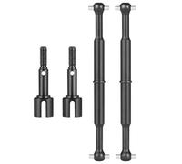 Juguetes Accesorios Para Tamiya Para HotShot 58391 4WD 1/10 Acero Delantero Trasero Eje Transmisión CVD Dogbones Copa Coche RC Piezas Para Buggy Camión(Front)