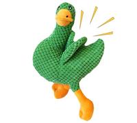 Juguetes acolchados caninos | Pato chillón interactivo Suministros para mascotas,Juguetes para perros masticables agresivos,Adecuado para perros de tamaño pequeño mediano y grande Ocupar jugar Evitar