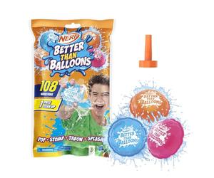 Juguetes acuáticos Marca Nerf Better Than Balloons, 108 Cápsulas