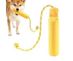 Juguetes Acuáticos para Perros - Juguete interactivo de dentición flotante con cuerda | Flotador canino | Para cachorritos, piscina al aire libre, aguas, playas, juegos al aire libre y cumpleaños