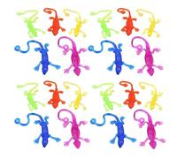 Juguetes Adhesivos elásticos, Juguete Adhesivo para Caminantes de Pared, Juego de 20 Piezas de pegajoso, Juguetes antiestrés para Manos, Colorido rastreador de Ventana, Relleno de Cesta de Pas