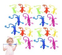 Juguetes adhesivos Extensibles - Walk Walker Toys Adhesive, 20 lagartos adhesivos Sets a Mano - Wander - Crawler Window Un Liso. Pueden disfrutar de más tiempo de juego sin ser
