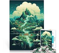 Juguetes adictivos Que desafían la Inteligencia Cerebral Arte de Internet Puzzles de 1000 Piezas para Adolescentes 38x52cm Obra de Arte Apto para Mayores de 14 años.