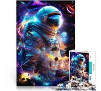 Juguetes adictivos Que desafían la Inteligencia Cerebral Astronauta cósmico Rompecabezas para Adultos 1000 Piezas 50x75cm decoración de Pared Apto