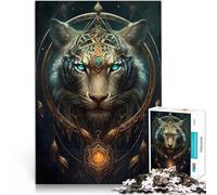 Juguetes adictivos Que desafían la Inteligencia Cerebral Fábula del Tigre Puzzles de 1000 Piezas para Adolescentes 26x38cm Regalo Divertido