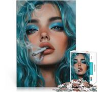 Juguetes adictivos Que desafían la Inteligencia Cerebral Mujer adicta al Tabaco Rompecabezas para Adultos 1000 Piezas 50x75cm Mejorar la Memoria