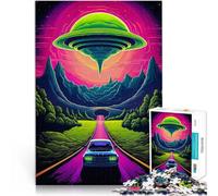 Juguetes adictivos Que desafían la Inteligencia Cerebral Viaje Nocturno cósmico Puzzles de 1000 Piezas para Adolescentes 26x38cm Apto para Parejas