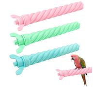 Juguetes Agapornis para Jaula,Juguetes para Loros Diseño Único en Espiral,Accesorios Periquitos Columpio para Pájaros,Cacatúas,Canarios,Agapornis y Periquitos Pequeños,3 Piezas
