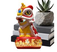 Juguetes Animales Musicales - Danza del León Eléctrica con Música e Luces para Despertar Temprano - Juguetes Educativos Animales - Para Niños Niñas Año Nuevo Chino Sala de Juegos Dormitorio Sala de