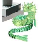 Juguetes antiestrés de dragón Impresos en 3D, Juguetes articulados de articulaciones Flexibles, Flexible de dragón Impreso en 3D para niños, niñas, Familiares y Amigos