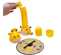 Juguetes apilables con jirafa - juego educativo para niños | Actividad de desarrollo temprano | Building Block Niñas Niños Niñas Niños Guardería Clase preescolar Aprendizaje de habilidades