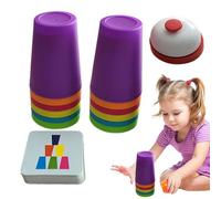 Juguetes Apilables: Interactivos De 8 Piezas, Recipientes De Clasificación Creativos, Desarrollo Temprano del Cerebro | Participación Lógica Resolución De Problemas Desarrollo