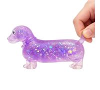 Juguetes apretables para niños - Novedad Suave y Lento Retorno | Perro Purpurina para Adultos Juguete Antiéstres Sensorial,para Hombres Mujeres Estudiantes Trabajo Viaje Relajación