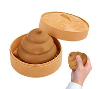 Juguetes Apretables para Niños - Rellenos para Bolsas de con Forma de Caca,Juguete Sensorial con Vaporera | para Viajes Vacaciones Ruta Universidad Dormitorio Aula Casa Escuela