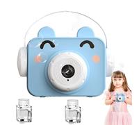 Juguetes automáticos de burbujas con solución de recarga fácil de 60 ml, máquina de burbujas para exteriores, cámara de burbujas de luz y sonido, máquina de burbujas de cámara, soplador de