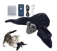 Juguetes automáticos para Gatitos con chirrido - Pájaros Que aletean, Juguetes realistas de Plumas para Gatos Juguetes Suaves y acogedores para Gatitos, Entretenimiento Interactivo para Gatos en casa