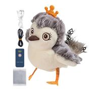 Juguetes automáticos para gatitos, juguetes para gatos, pájaros batientes,Juguetes realistas de plumas de gato - para gatito suave y cómodo, pájaro de latidos para todas las razas, j