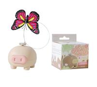 Juguetes automáticos para gatos, juguetes interactivos de mariposa aleteando para gatos, varita móvil que funciona con pilas, suministros para mascotas para razas grandes, medianas y pequeñas
