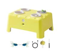 Juguetes Autónomos Para Gatos - Juego De Rotación,Juguetes Interactivos Eléctricos con Chirrido para Gatitos,Para Enriquecimiento Mental Forrajeo Entretenimiento Interior Cachorros Adultos Mayores Raz