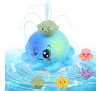 Juguetes Baño Bebe, Juguetes Piscina para Bebe Niños Niñas de 1 2 3 4 Año,Juguetes Bañera Pulpo Automático Fuente Flotante Agua, Piscina Juguetes Niños Regalos Baby Bath Toy