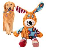 Juguetes Chirriadores De Perros Pequeños - Figura De Animal De Peluche Interactivo - Juguetes Mordedores Con Papel Crujiente Para Cachorros | Para Entrenar A Buscar En El Jardín Tiempo A Parque