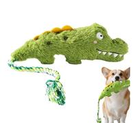 Juguetes chirriantes de flamenco para perros pequeños, medianos y grandes, juguete interactivo de peluche con sonido chirriante y papel arrugado, pies de cuerda masticables para aliviar el