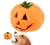 Juguetes chirriantes de Halloween para perros, de calabaza de Halloween, de calabaza, juguetes chirriantes para mascotas que hablan para fiestas en casa