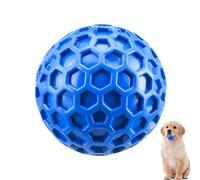 Juguetes chirriantes para perros - Bola interactiva para masticar, juguete para la dentición | Pelota de juego resistente para cachorros con chirrido divertido, juguete para perros pequeños, medianos