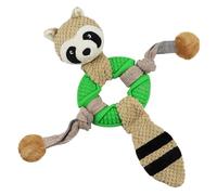 Juguetes chirriantes para perros de talla pequeña | Cuerda interactiva de peluche para masticar con forma de animal | Juguetes suaves para perros, para adiestramiento, camping, interior exterior Giard