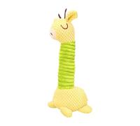 Juguetes chirriantes para perros, juguete interactivo de peluche para masticar, compañero de dentición suave para cachorros, juguete agresivo resistente a las mordeduras para razas pequeñas