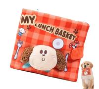 Juguetes chirriantes para perros, libro de rompecabezas para cachorros, suministros interactivos para masticar dentición para cachorros grandes y pequeños