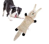 Juguetes chirriantes para perros - Limpieza de dientes duros masticadores para cachorros, hueso de goma interactivo duradero, equipo de salud, suministros para mascotas, rojo vibrante para