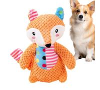 Juguetes chirriantes para perros, masticador con forma de animal de peluche, juguete interactivo para masticar con papel arrugado, para entrenamiento al aire libre, patio, buscar, ir a solas, parque