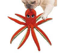 Juguetes Chirriantes para Perros, Masticador Para Mascotas Con Forma De Pulpo, Muñeco Para Masticar De Tira Y Afloja Para Cachorros, Para Masticadores Agresivos Estrés Ejercicio Entrenamiento Diversió