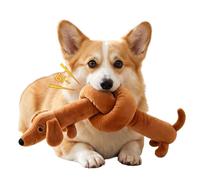 Juguetes Chirriantes para Perros Pequeños Forma Dachshund Compañero Suave E
