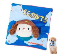 Juguetes chirriantes para perros pequeños, libro de dentición para cachorros, juguetes interactivos indestructibles para mascotas para jugar en interiores, masticar, entretenidos