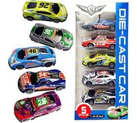 Juguetes Coches para Niños, 5 Piezas Cars Mini Racers Micromachines de Retroceso de Metal Tire hacia Atrás Coche de Carreras 1 2 3 4 5 6 7 8 Años, Navidad Cumpleaños Fiesta Regalos