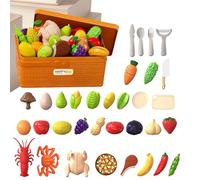 Juguetes Cocina Alimentos Niños | Desarrolla Motricidad Fina con | Set De Corte De Alimentos Para - Para Niños Niñas Preescolar Casa Viaje