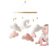 Juguetes colgantes sobre la cuna, juguetes móviles de gimnasio en forma de nube de peluche, juguetes para baby shower, cumpleaños, moisés, cuna, juegos, decoración de habitación infantil