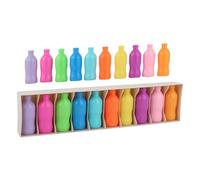 Juguetes - Colores surtidos | Juego de memoria para niños, juguete educativo de reconocimiento de colores, juego de lógica y juego de asignación, juego de 20 botellas de color, juguete de motricidad