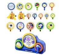 Juguetes Con Engranajes Para Niños - Juego Educativo de Ladrillos de Construcción | Juego De Construcción Con Engranajes, Para Niños, Niños, Niñas, Niñas, Familia, Amigos, Estudiantes, Hogar Y Estudio