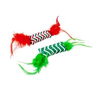 Juguetes con plumas de Navidad para gato - Duvo Plus