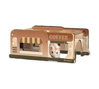 Juguetes De Acrílico Para Hámsters, Jaula Para Hámster, Escondite Para Animales Domésticos De Exploración - Casa Transparente, Escondite, Cerditos Exquisitos, Juguetes Indios, Juego De A