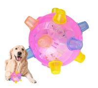 Juguetes de Activación Rebotando Bola De Activación Saltando Perros,2025 Bola De Perro Sacudiendo - Juguetes de Bola Rodante Perros Con Luz Y Música, Bola De Danza Móvil Interactiva Dentro E