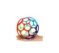 Juguetes de actividades de tamaño portátil, diseños de colores brillantes, juguetes de pelota sonajero de fácil agarre para recién nacidos p
