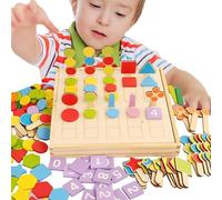 Juguetes De Aprendizaje Para Niños De 4 Años Manipuladores Educativos De Matemáticas | Caja de aprendizaje multifuncional de madera Manipuladores matemáticos,Juegos de suma y resta