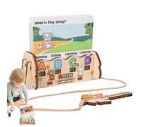 Juguetes de Aprendizaje Temprano - Juego de Aprendizaje de Inglés | Juego de Descifrado de Palabras,para Niños Aula Profesores Entretenimiento En Casa Y Entrenamiento Cerebral Y