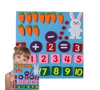 Juguetes de aprendizaje y , tarjeta en matemáticas | Juego de habilidades de numeración - Número de Flet Board para edades de 3 a 6 años,