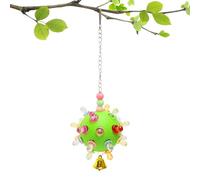 Juguetes de aves para conuras, juguetes de pájaros para loros | Planet Design Perkeet Miettez Toy | TRAPALER FORGERER BOLA SELUSE ACCESORIOS DE LA Jaula con una campana para caloches y per